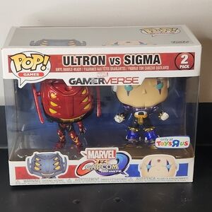 Funko Pop Ultron vs Sigma 2 Pack Toys R Us Exclusive Gamerverse Marvel vs Capcom